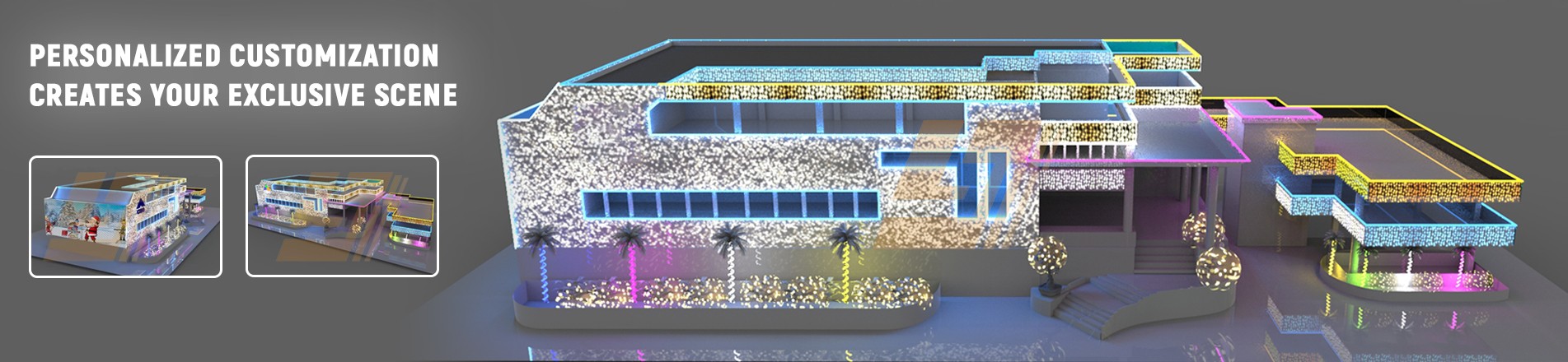 Smart string light holiday outdoor decoration light