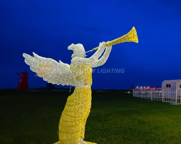 2024 3D smart angel motif light supplier