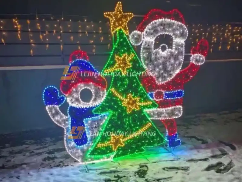 Bulk Buy Christmas motif lights Santa Claus street use Import