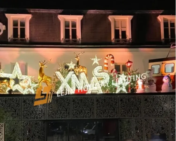 Customizable LED Motif Lights Festive Lighting Solutions Christmas Motif Lights supplier