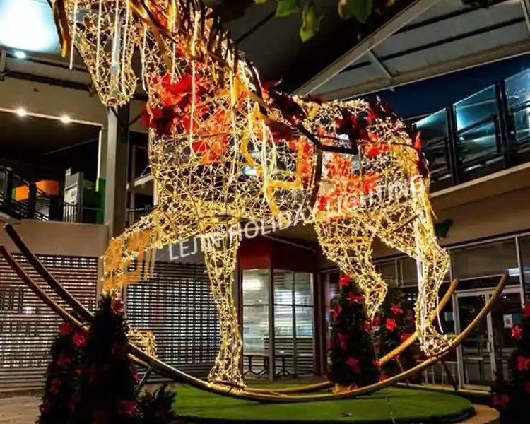 Customization LED motif light outdoor decoration horse light multi-color motif light supplier