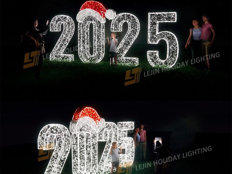 Customize large 3D animal motif light landscape lamp supplier of china