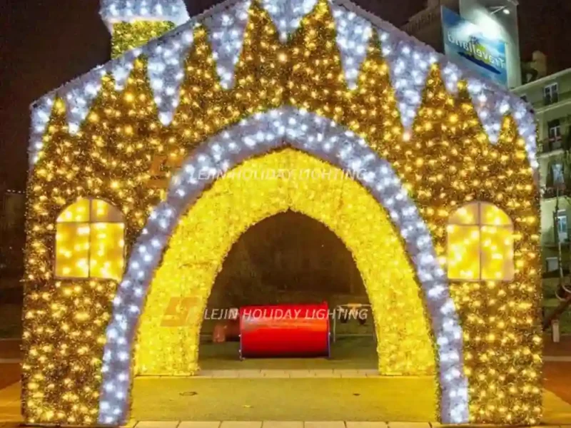 Customized 3D motif light house outdoor use Manufacturer