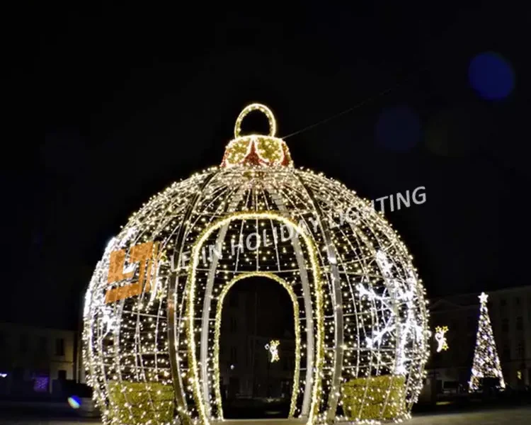 Customized LED motif light Decorative Motif LED Lights outdoor Large ball motif supplier