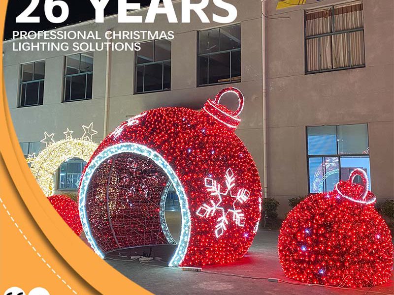 Factory Custom 3D Motif Light Festival Decoration
