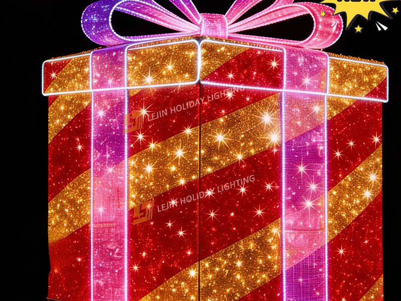 Factory Customized NEW 3D Gift Box Customized Motif Light