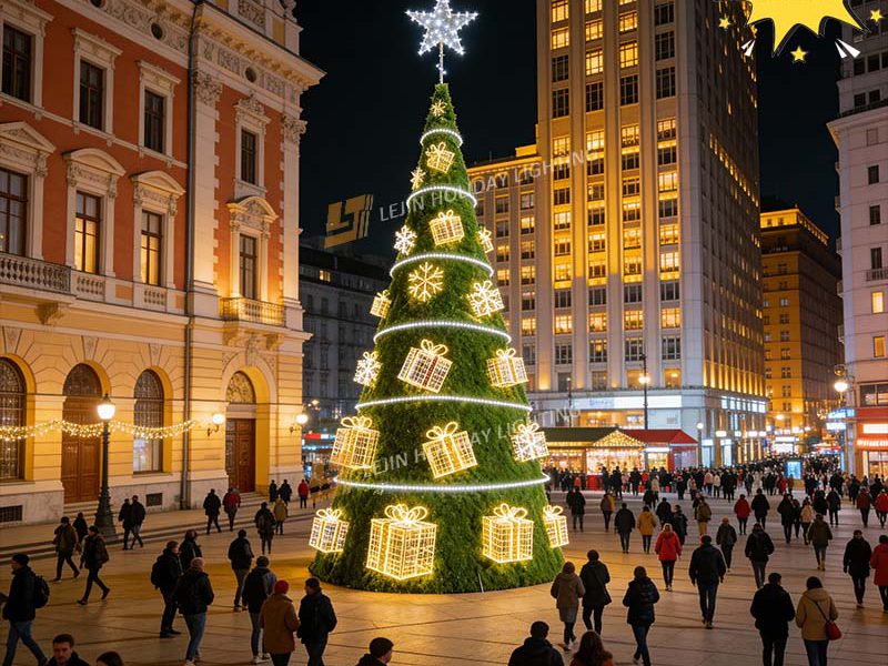 Factory Customized NEW 3D Tree Light Customized Motif