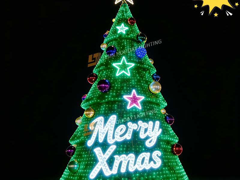 Factory Customized NEW 3D Tree XAMS Motif Lights