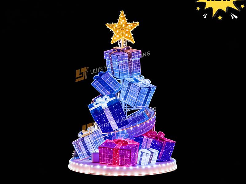 Factory Customized NEW Customized Gift Box Tree Motif Light