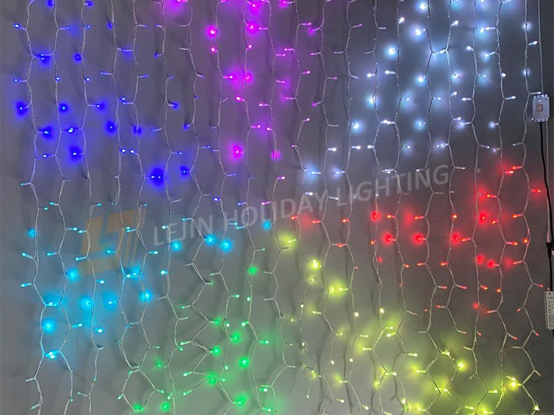 Fairy Light Curtain Programmable Street Christmas Decorative Lights