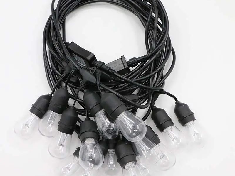 Festival lighting smart voice-activated led festoon lights for garden decoration