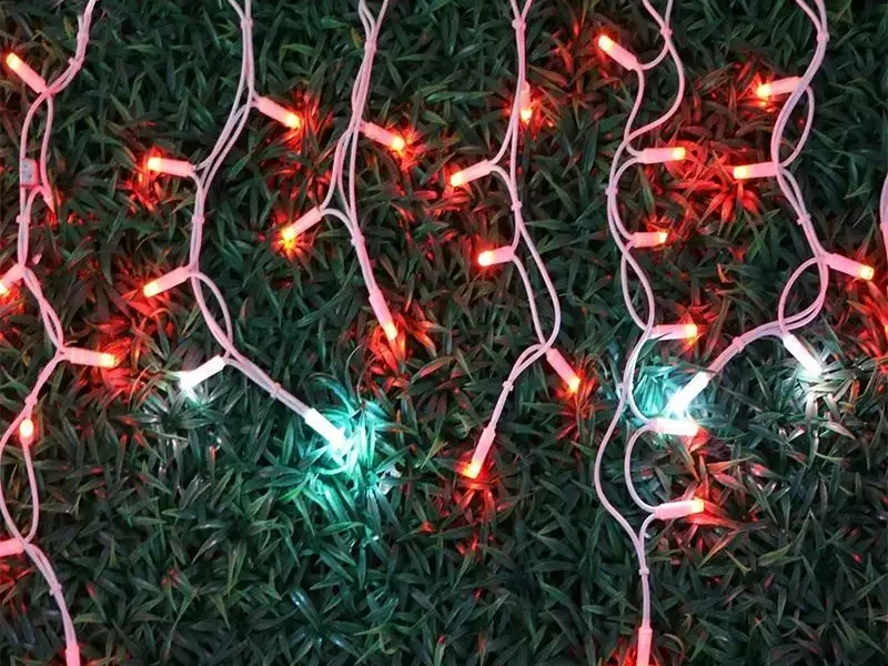 Garden decoration LED smart icicle string lights for Christmas decorations