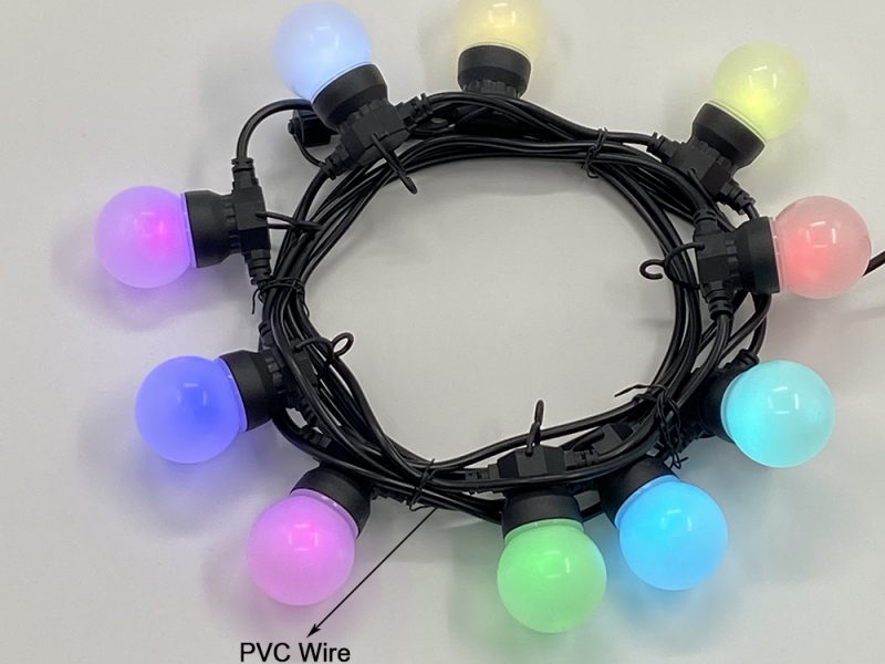 Garden decoration RGB led G50 festoon light for holiday lighting