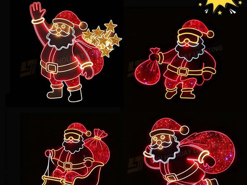 New 2D Christmas Decoration Motif Lights