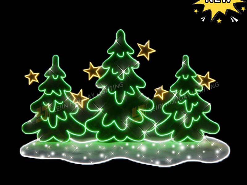 New 2D Christmas Tree Motif Lights