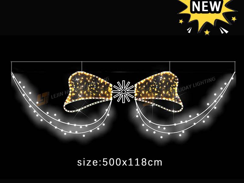 New Design Bowknot Street Motif Lights