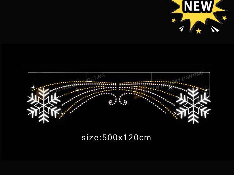 New Design Decorative Snow Sreet Motif Lights