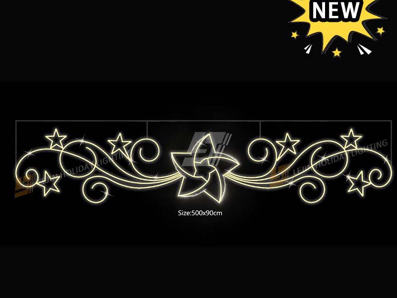 New Design Dynamic Stars Street Motif Light