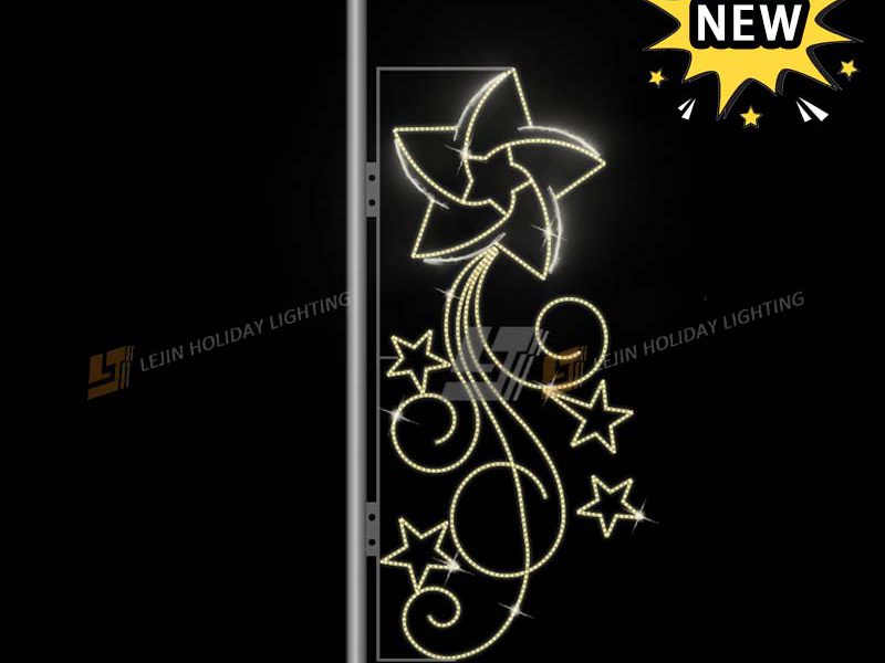 New Design Dynamic Decoration Pole Motif Light
