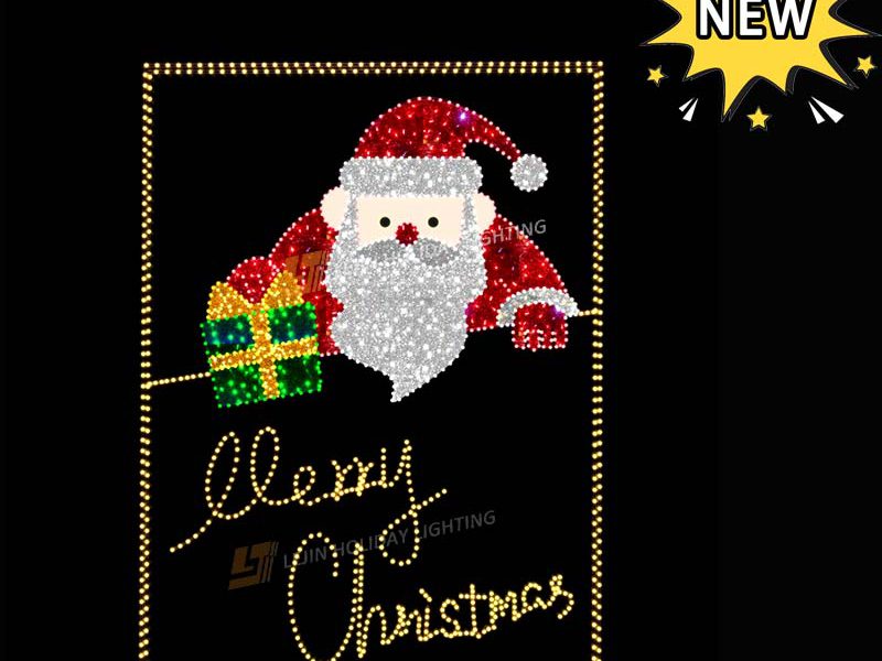 New Santa Claus  2D Christmas Motif Lights