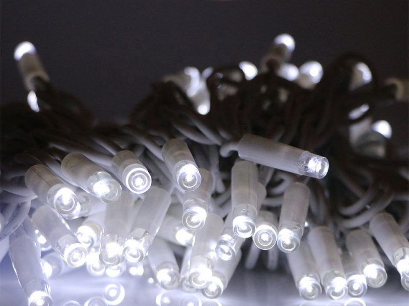 Outdoor decoration 10M 100 leds rubber string lights for Christmas holiday party wedding